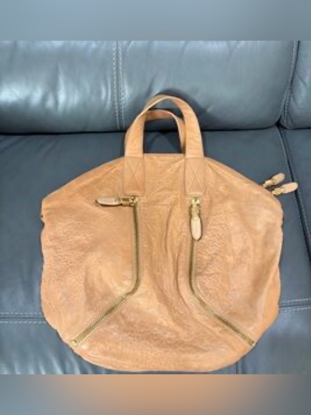 orYany Pebbled Leather Bowling bag - Picture 4 of 4